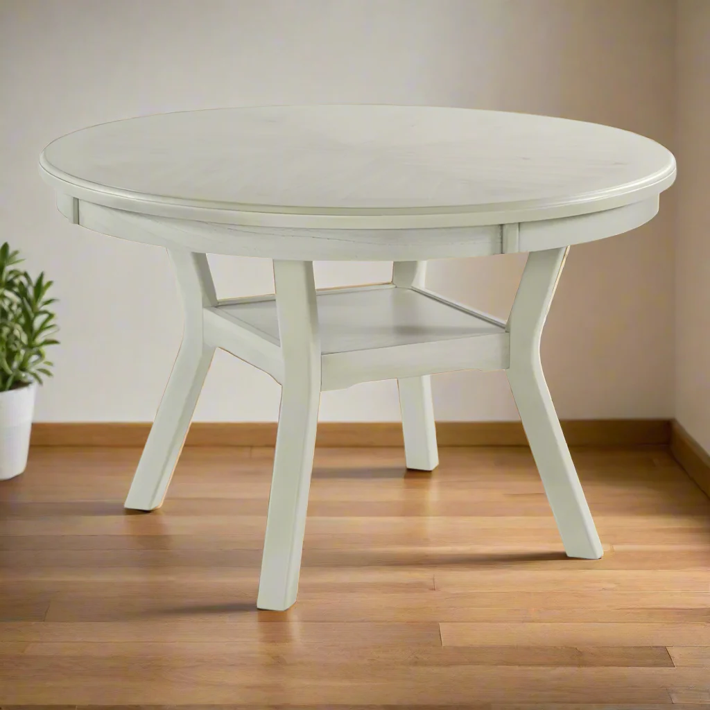 Amherst White Dining Table
