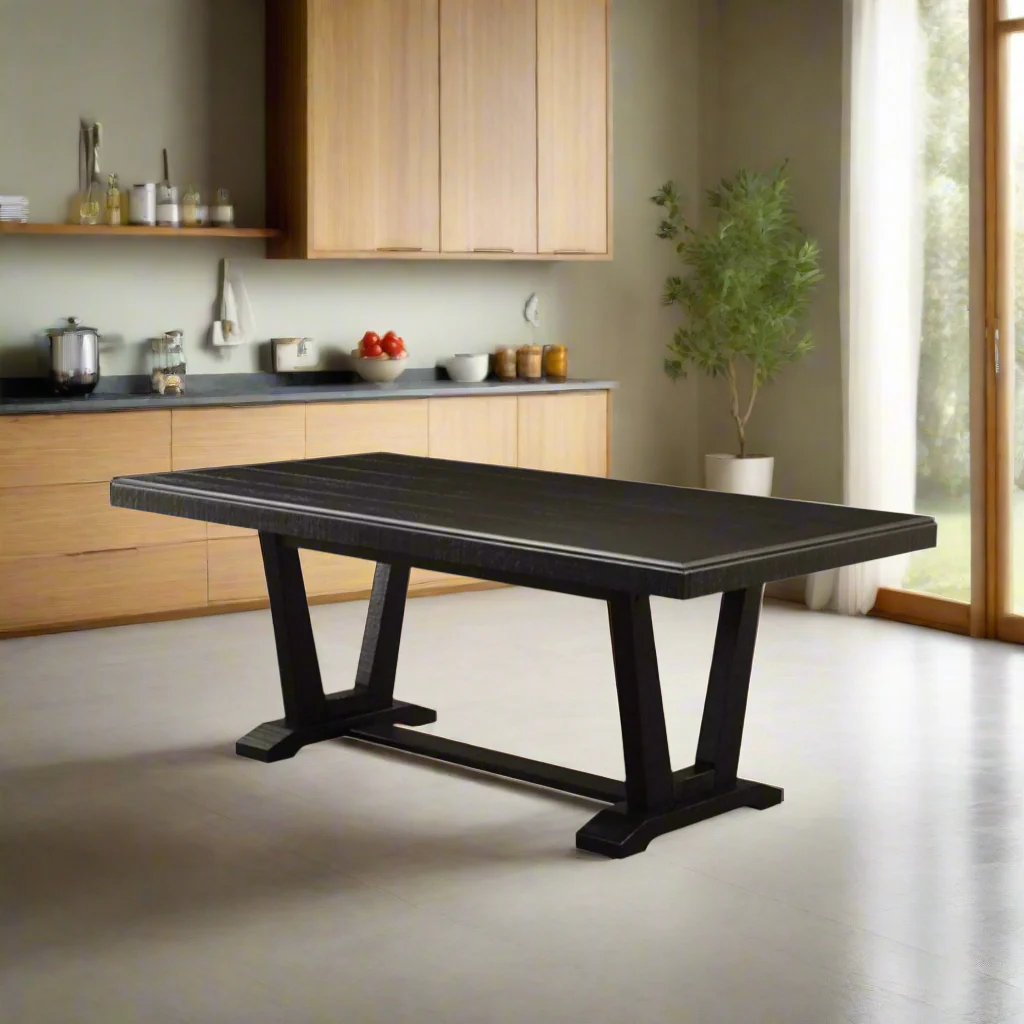 Ashen Echo Dining Table