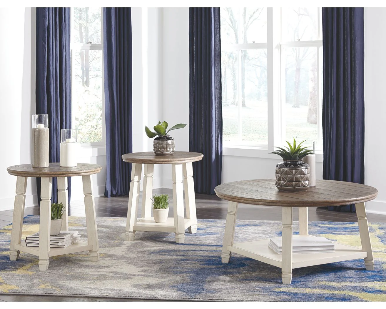Bolanbrook 3 Piece Table Set