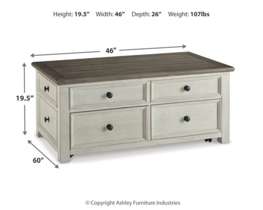 Bolanburg Lift Top Cocktail Table - Image 3