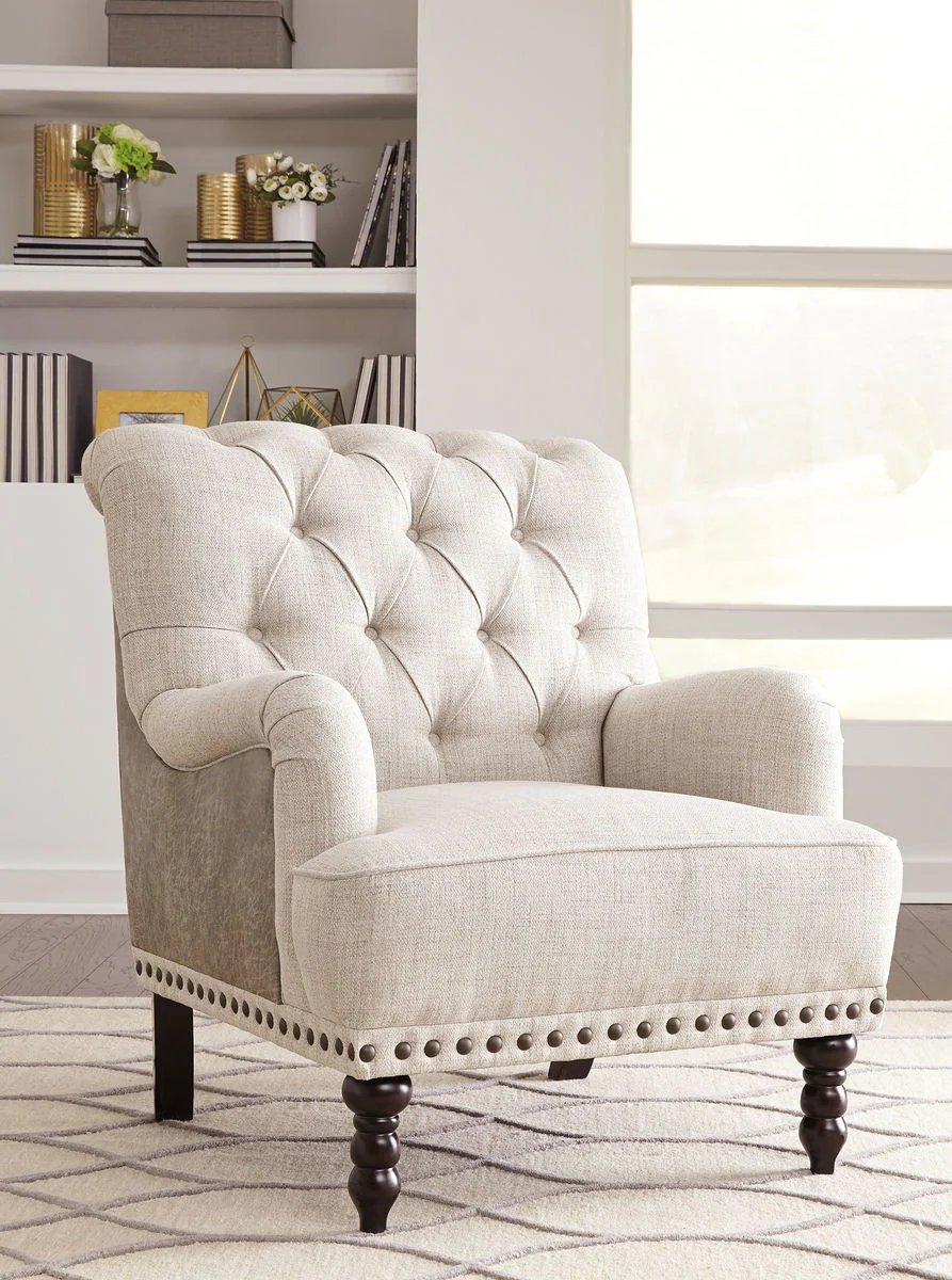Tartonelle Accent Chair Ivory/Taupe