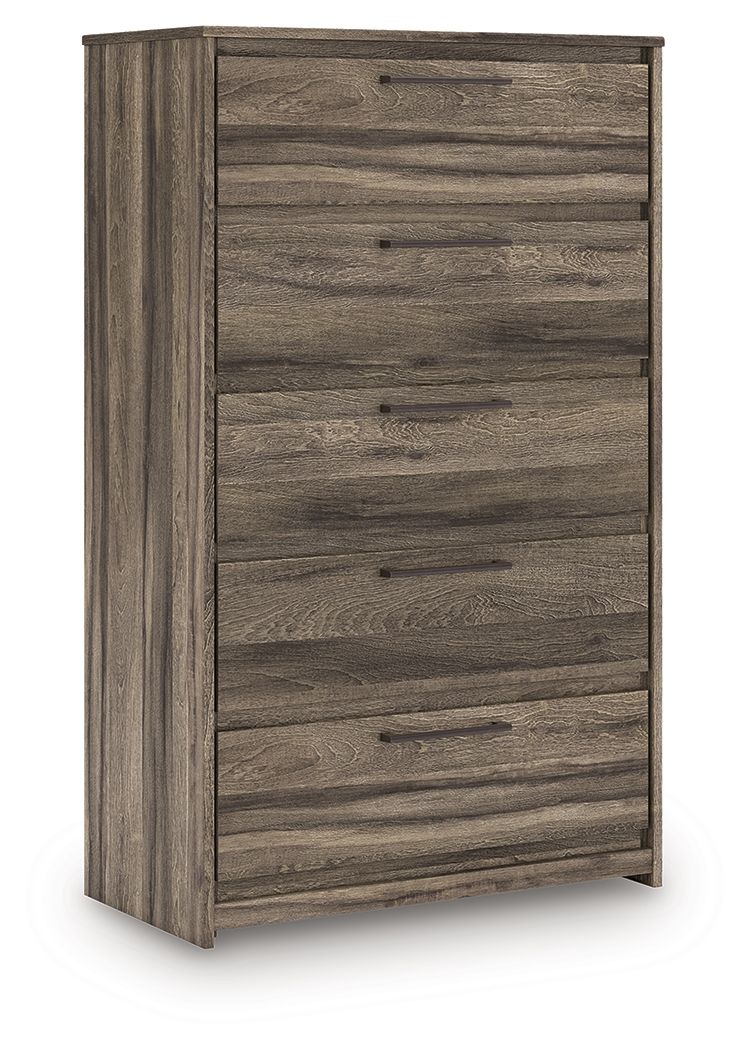 Baystorm - Five Drawer Chest - Brown