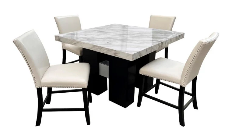 Darla Dining Table with 4 Chairs - Image 2
