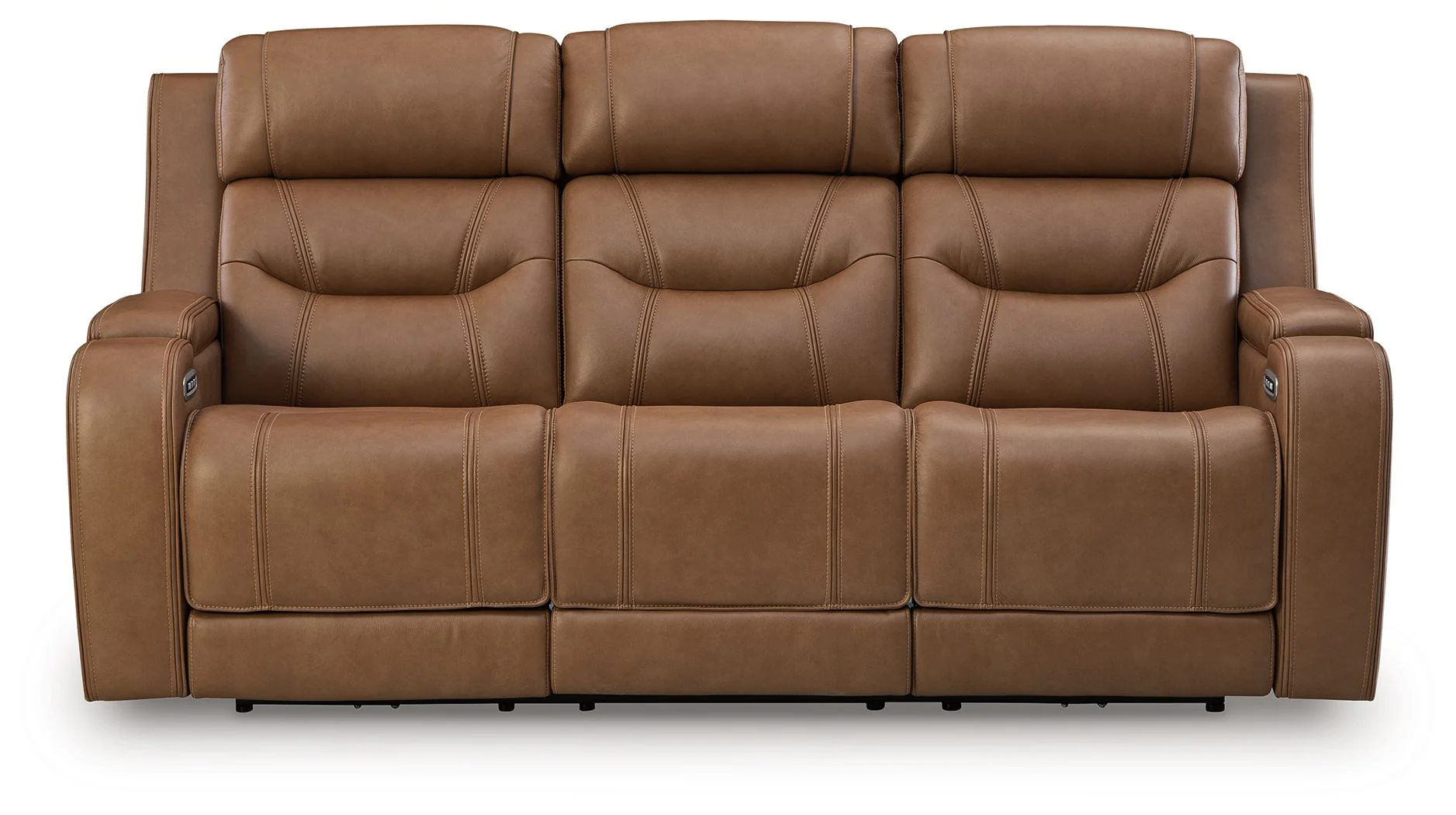 Dreamer - Power Reclining Sofa With Audio Seating - Caramel