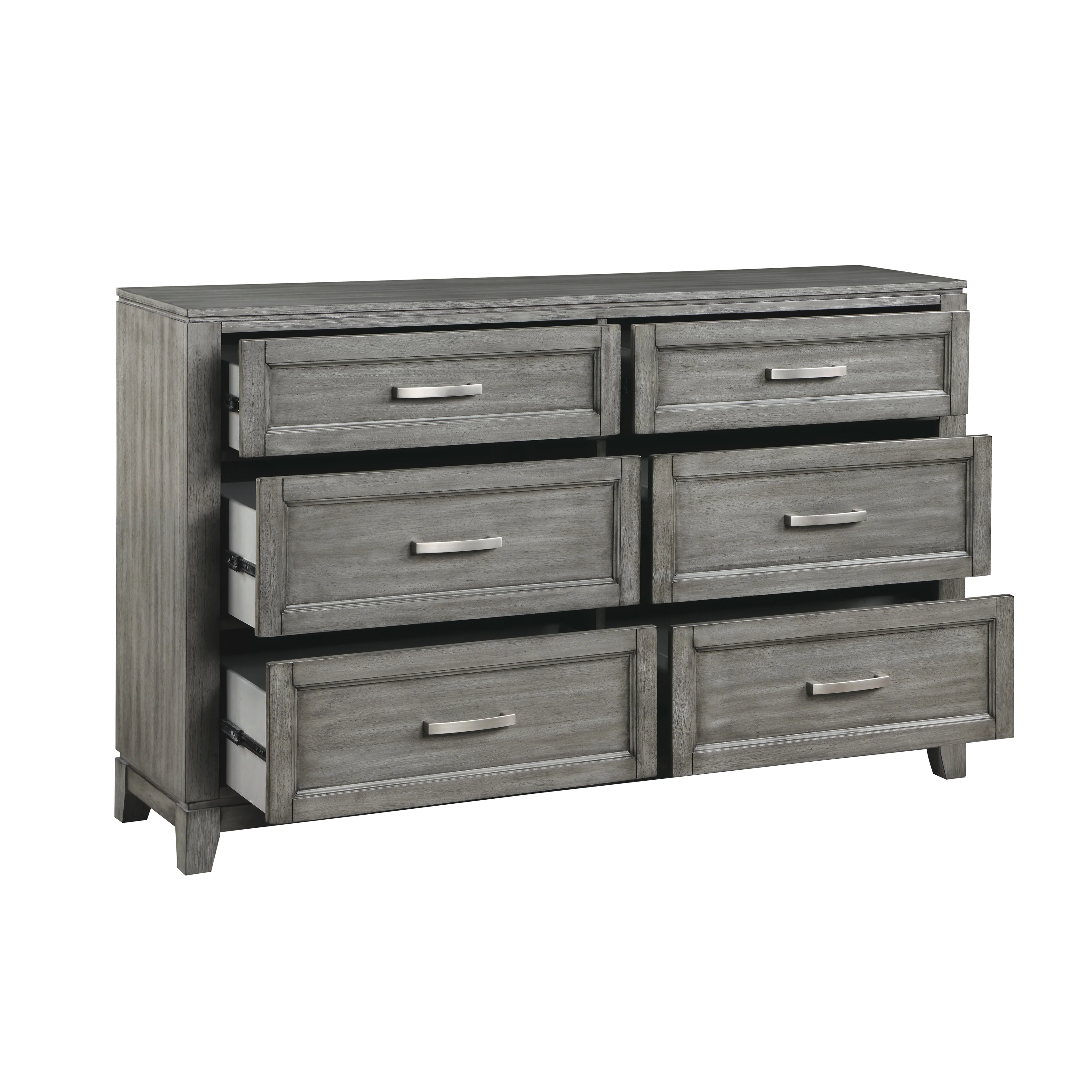 Garretson Gray Dresser and Mirror - Image 5