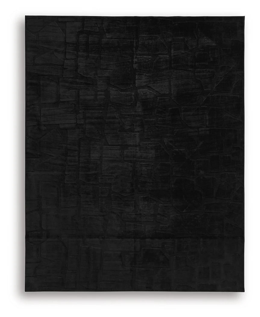 Gibbswell - 8' x 10' Washable Rug - Black