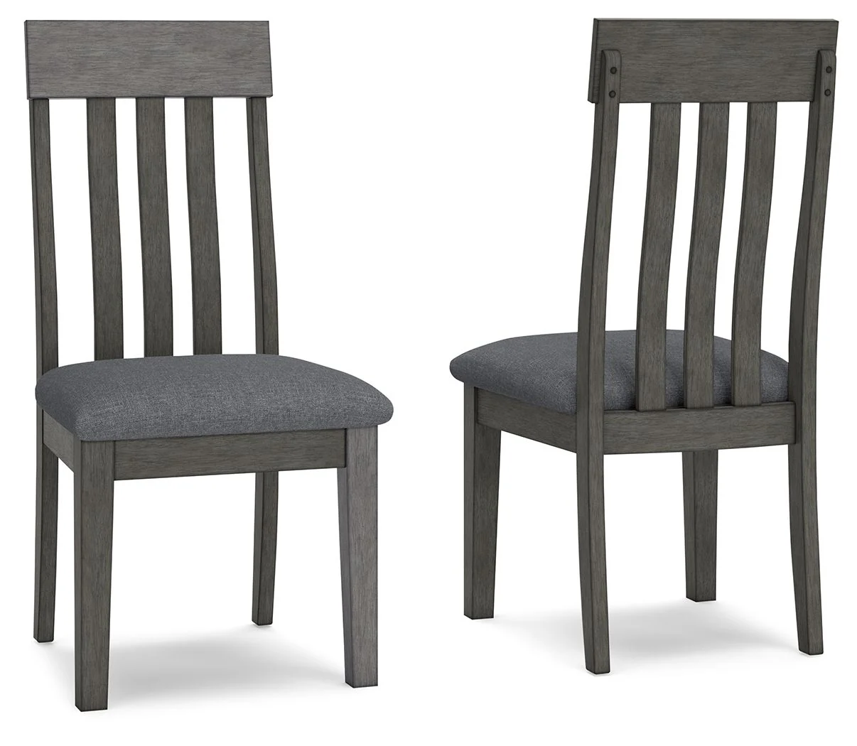 Hallanden - Dining Upholstered Side Chair - Black / Gray