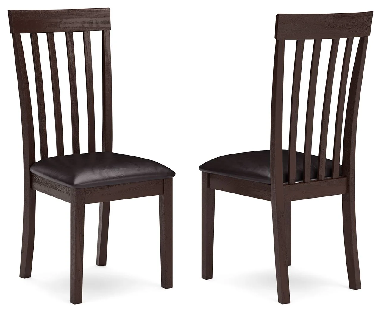 Hammis - Dining Upholstered Side Chair - Dark Brown
