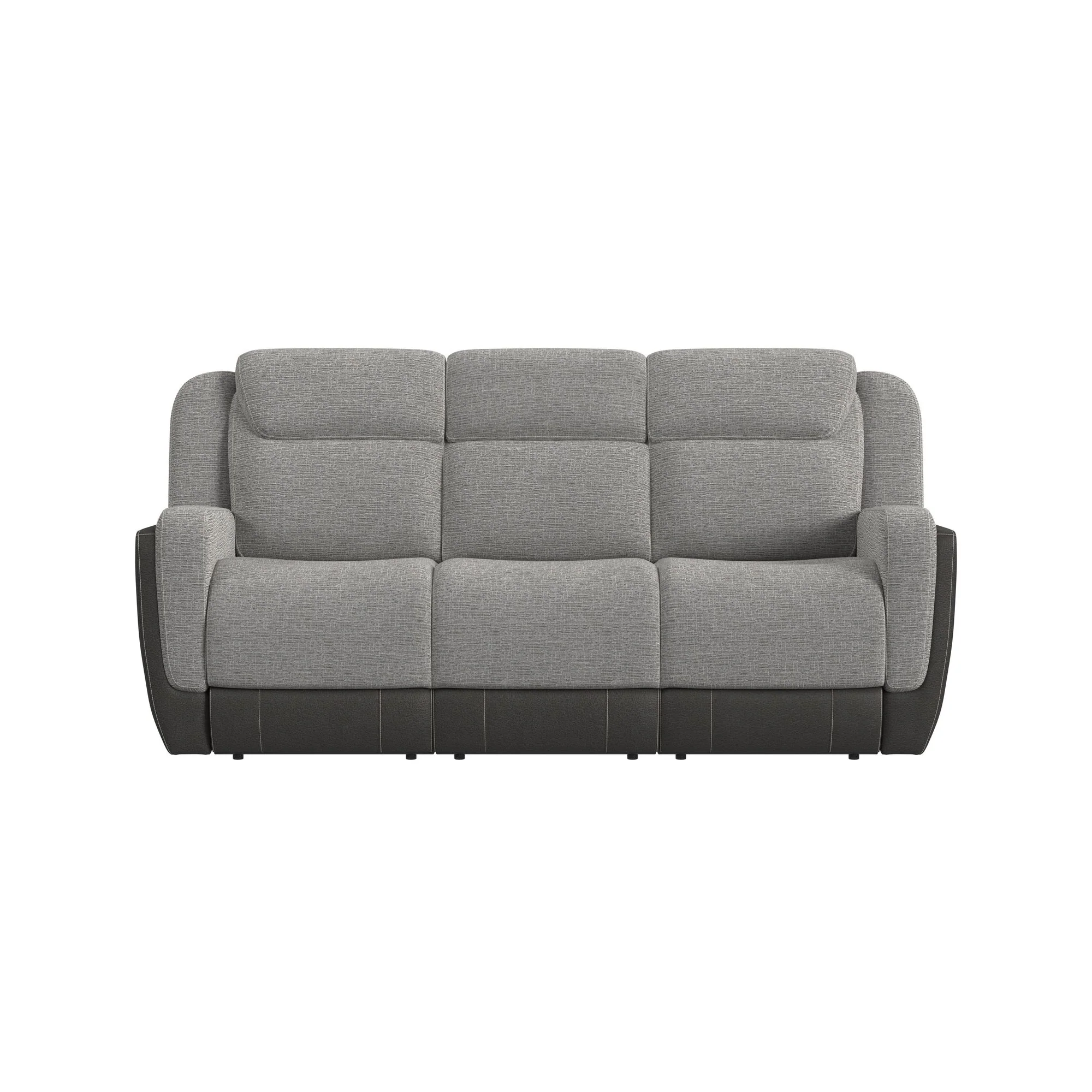 Hornet Rancho Grey Manual Reclining Sofa - Image 4