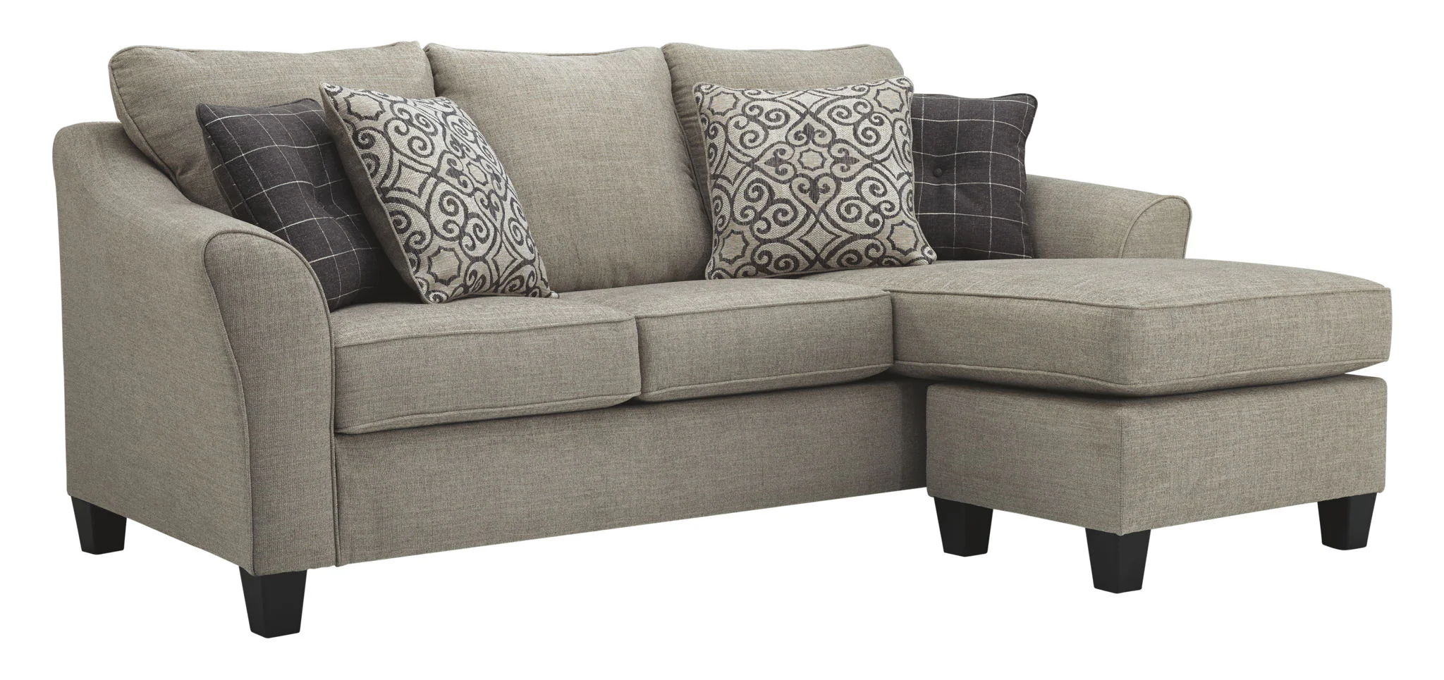 Kestrel - Sofa Chaise - Pearl Silver