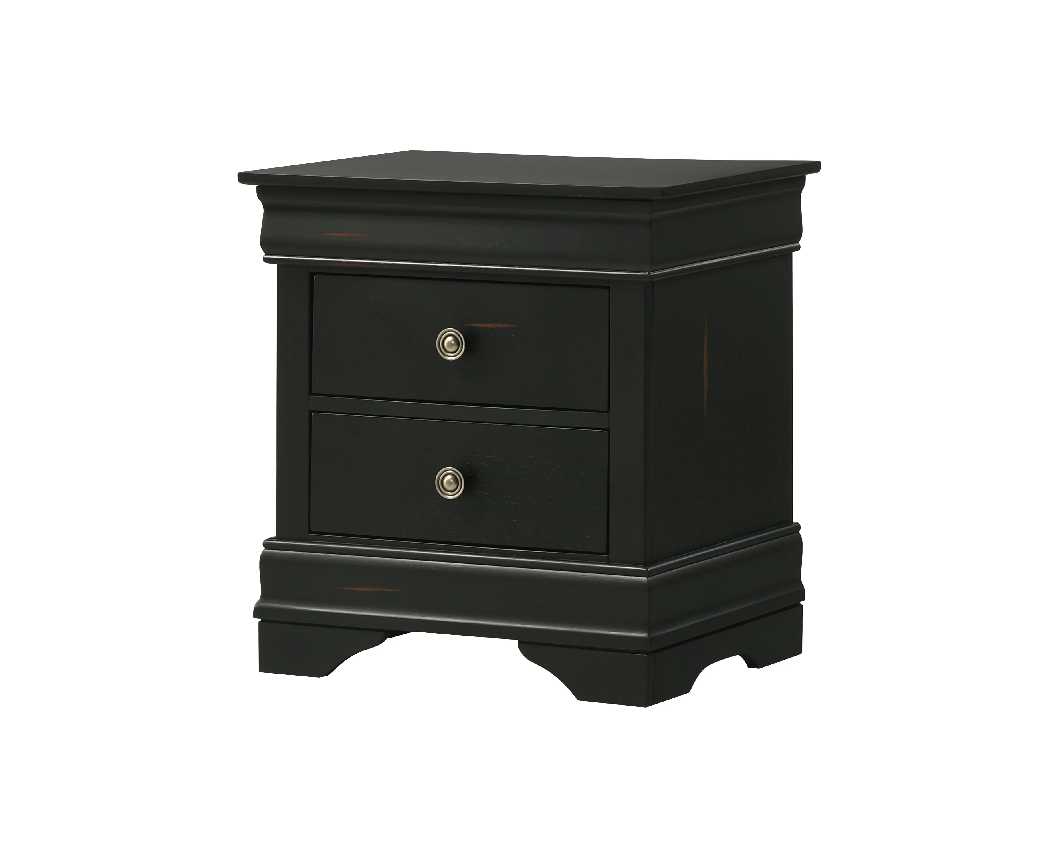 Logan Queen Bed with Dresser Mirror and Nightstand - Image 3