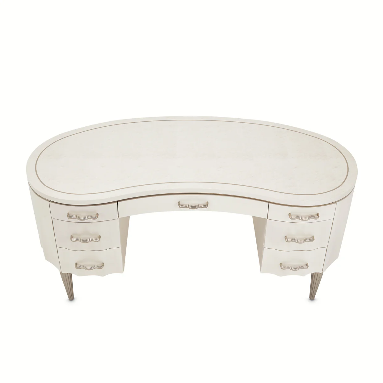 London Place Creamy Pearl Desk - Image 15