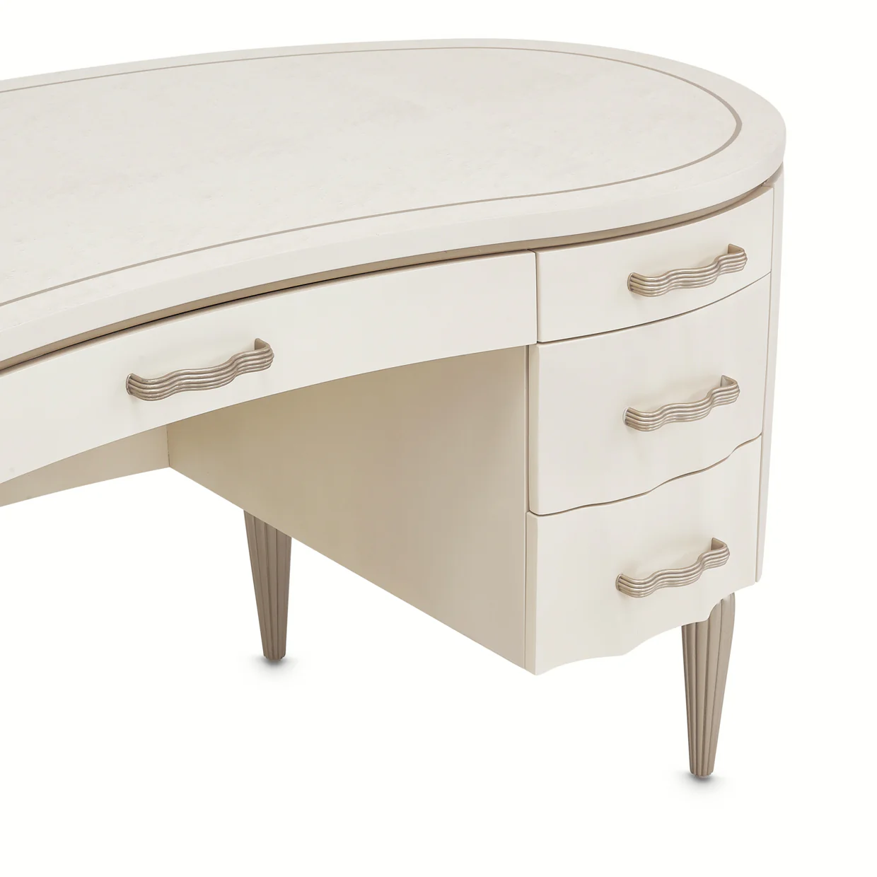 London Place Creamy Pearl Desk - Image 17