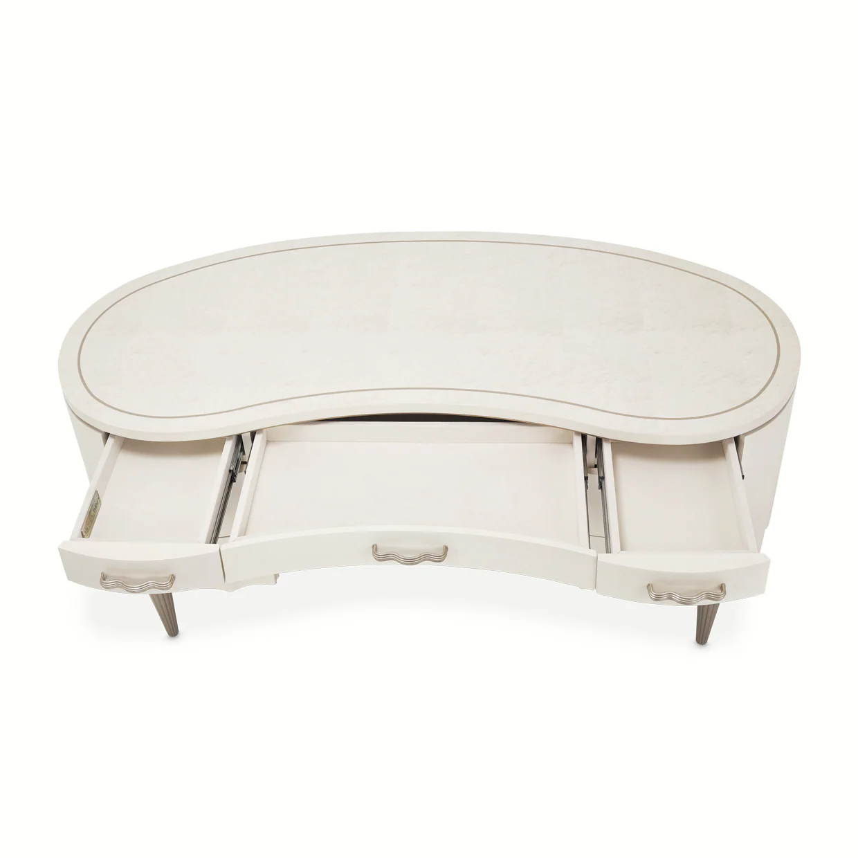 London Place Creamy Pearl Desk - Image 8