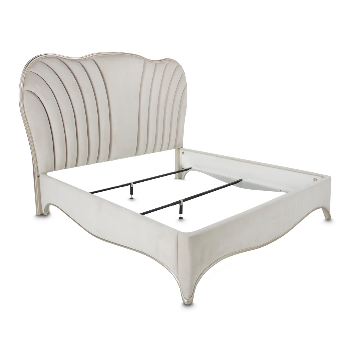 London Place Creamy Pearl King Upholstered Bed - Image 6