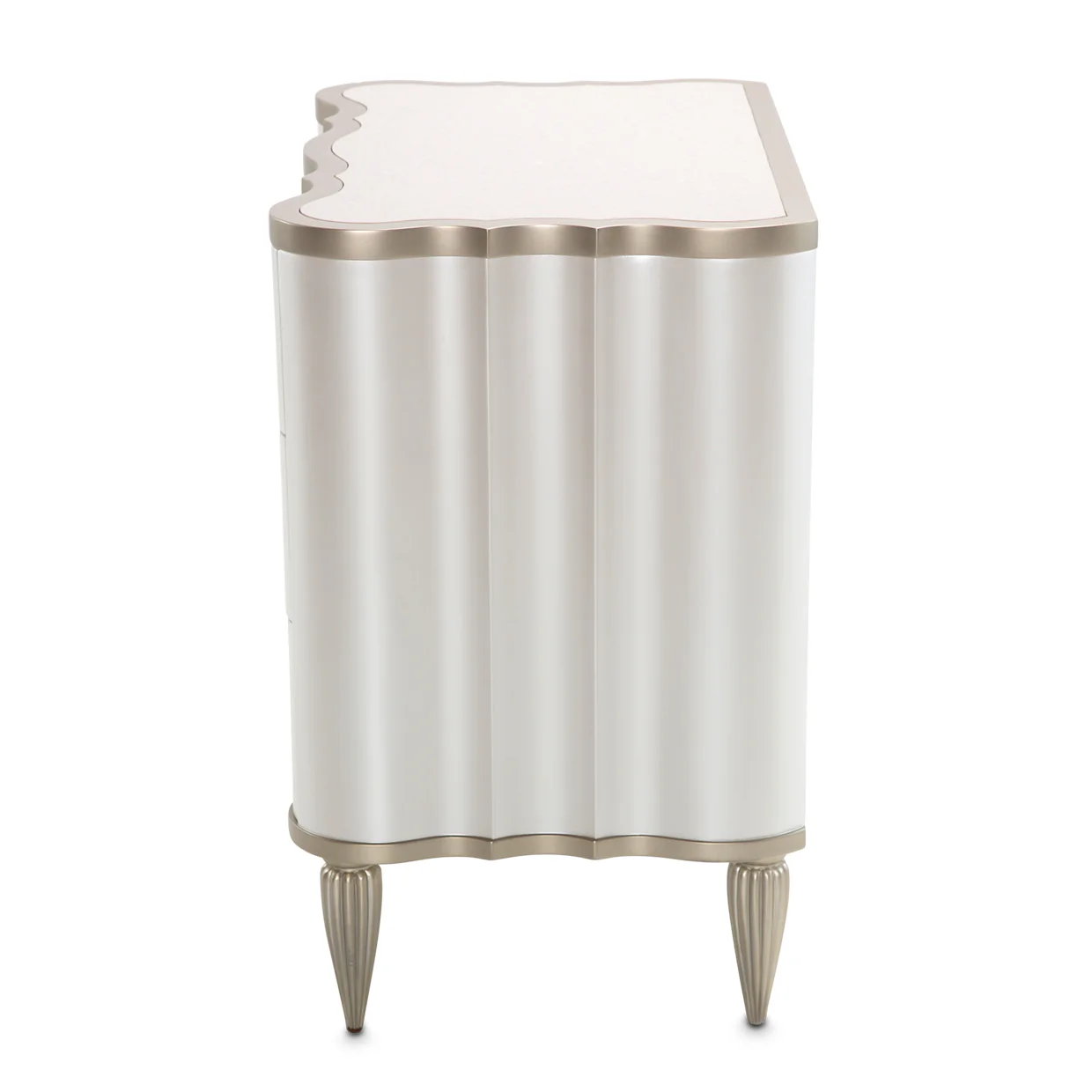 London Place Creamy Pearl Nightstand - Image 3