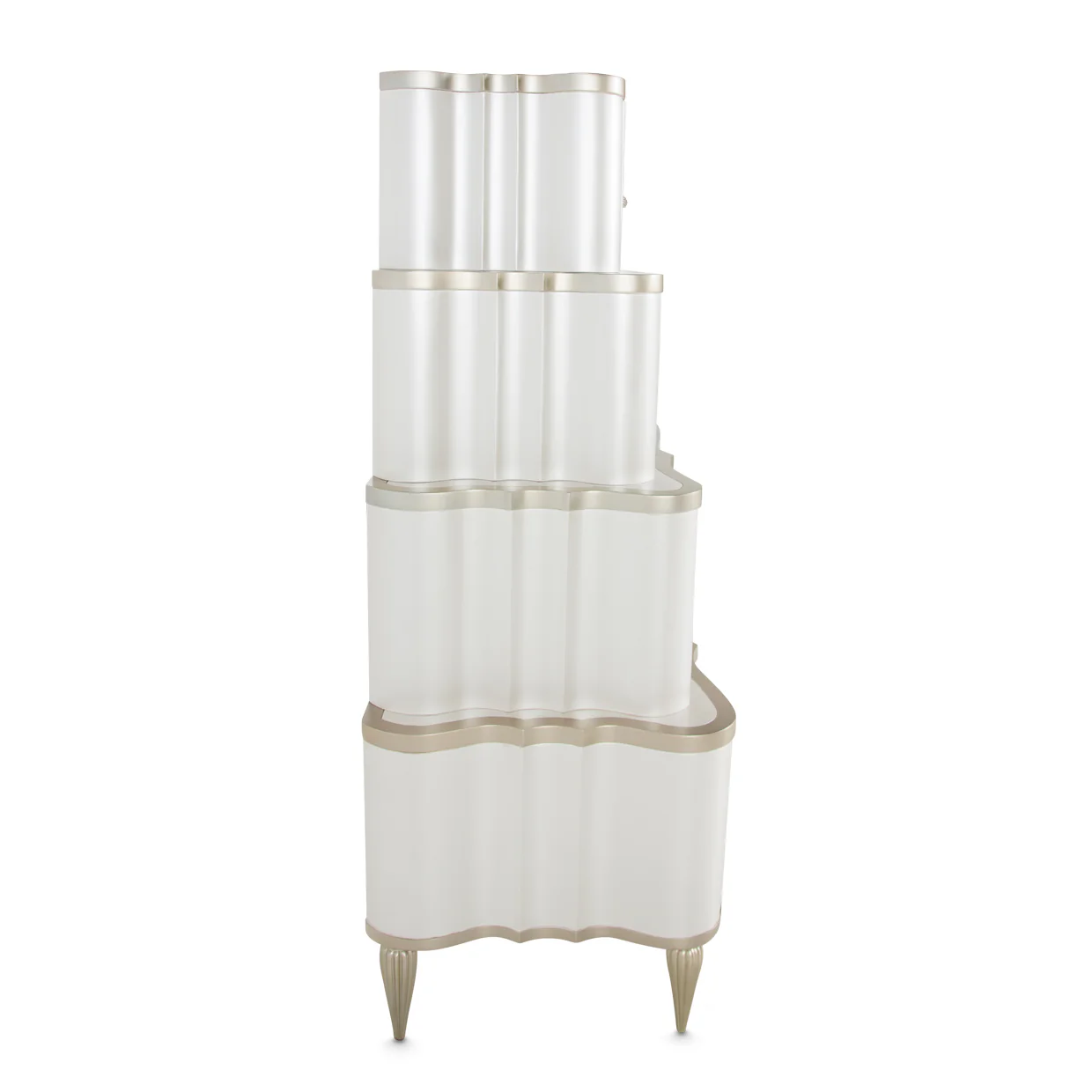 London Place Creamy Pearl Tiered Chest - Image 4