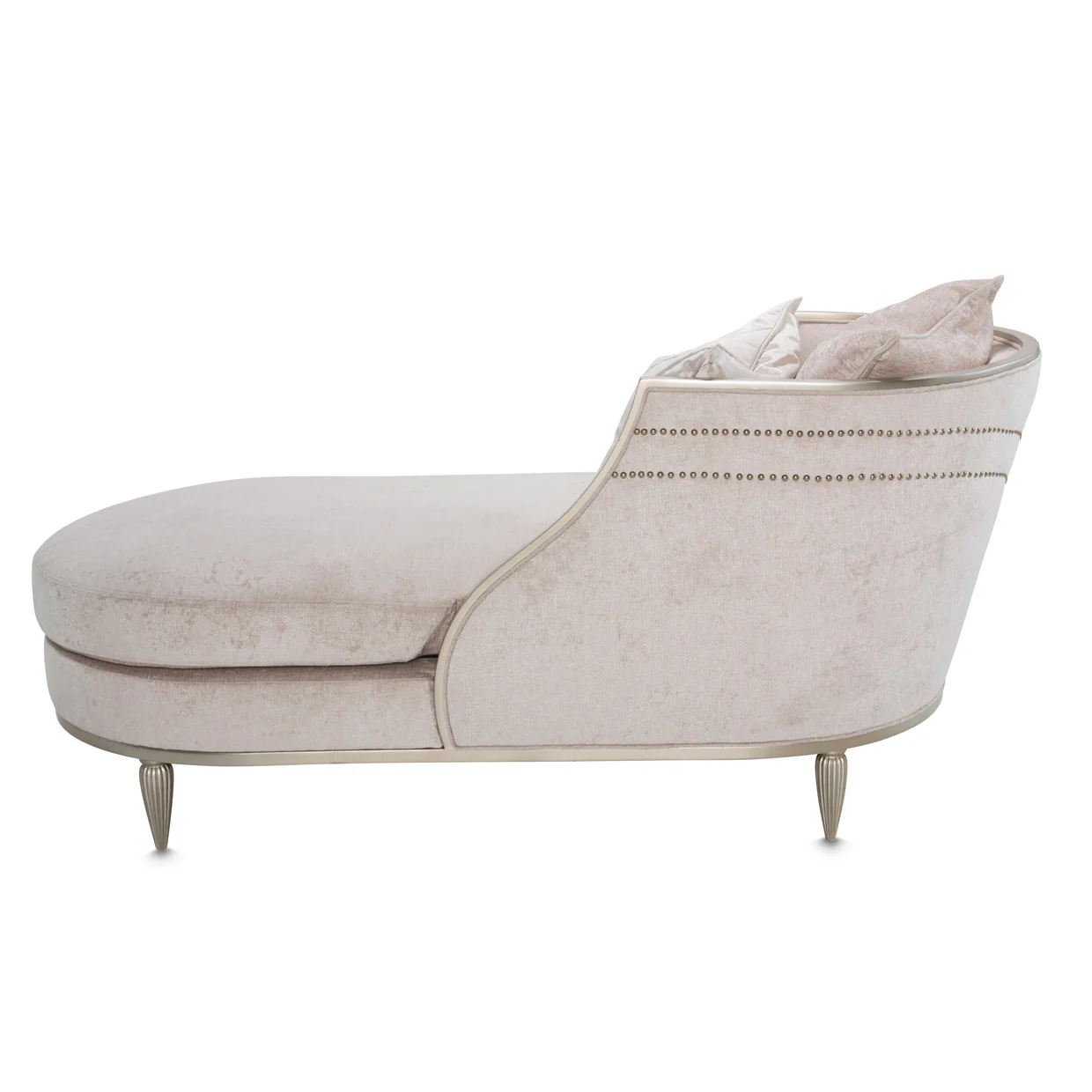 London Place Light Champagne Chaise - Image 3