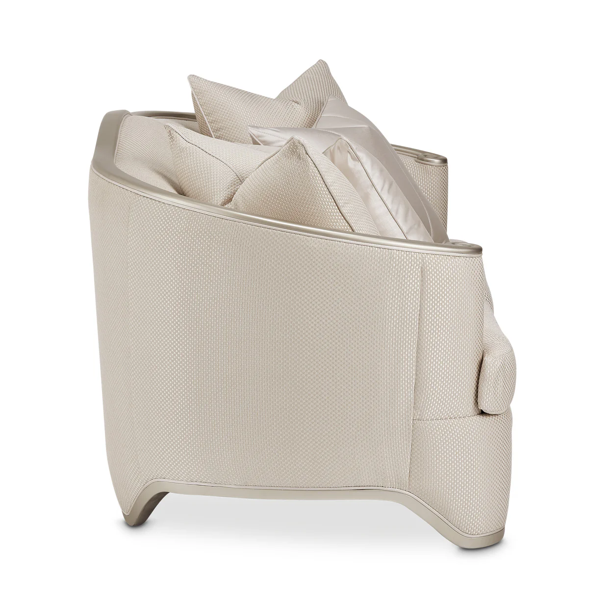 London Place Light Champagne Loveseat - Image 3