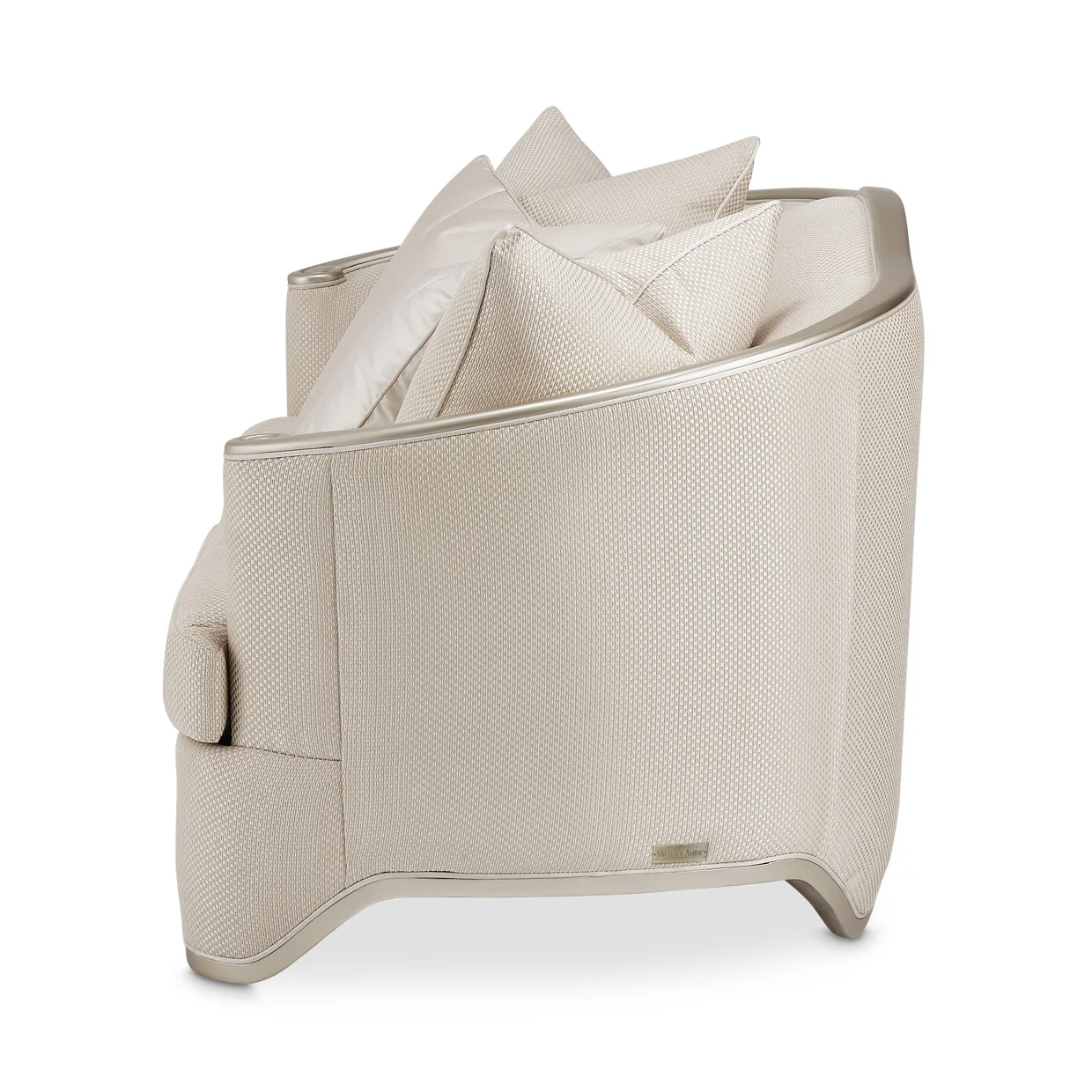 London Place Light Champagne Loveseat - Image 4