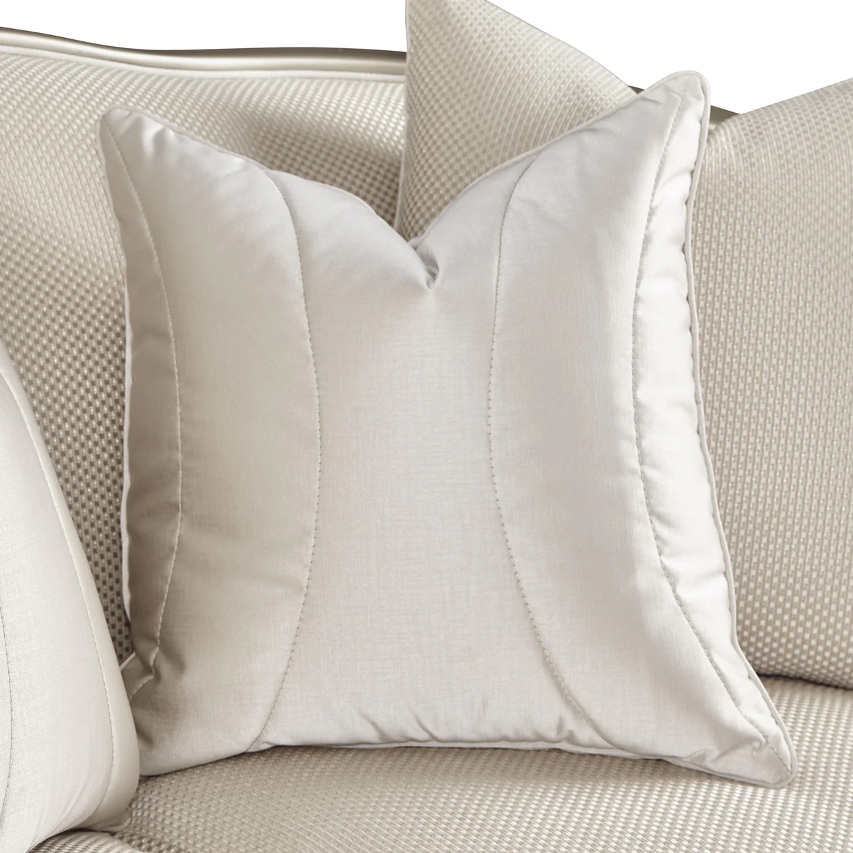 London Place Light Champagne Loveseat - Image 9