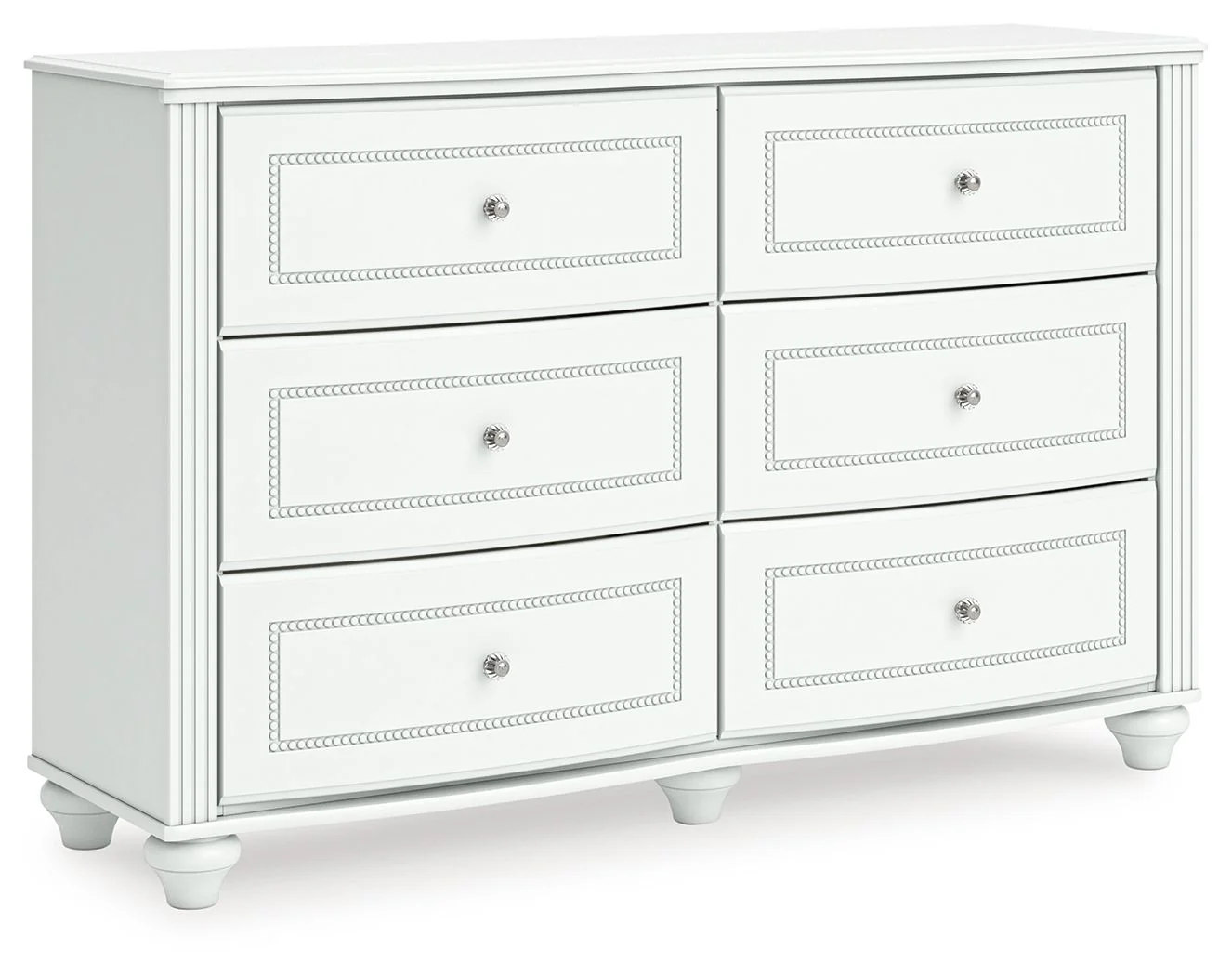 Maylilly - Six Drawer Dresser - White