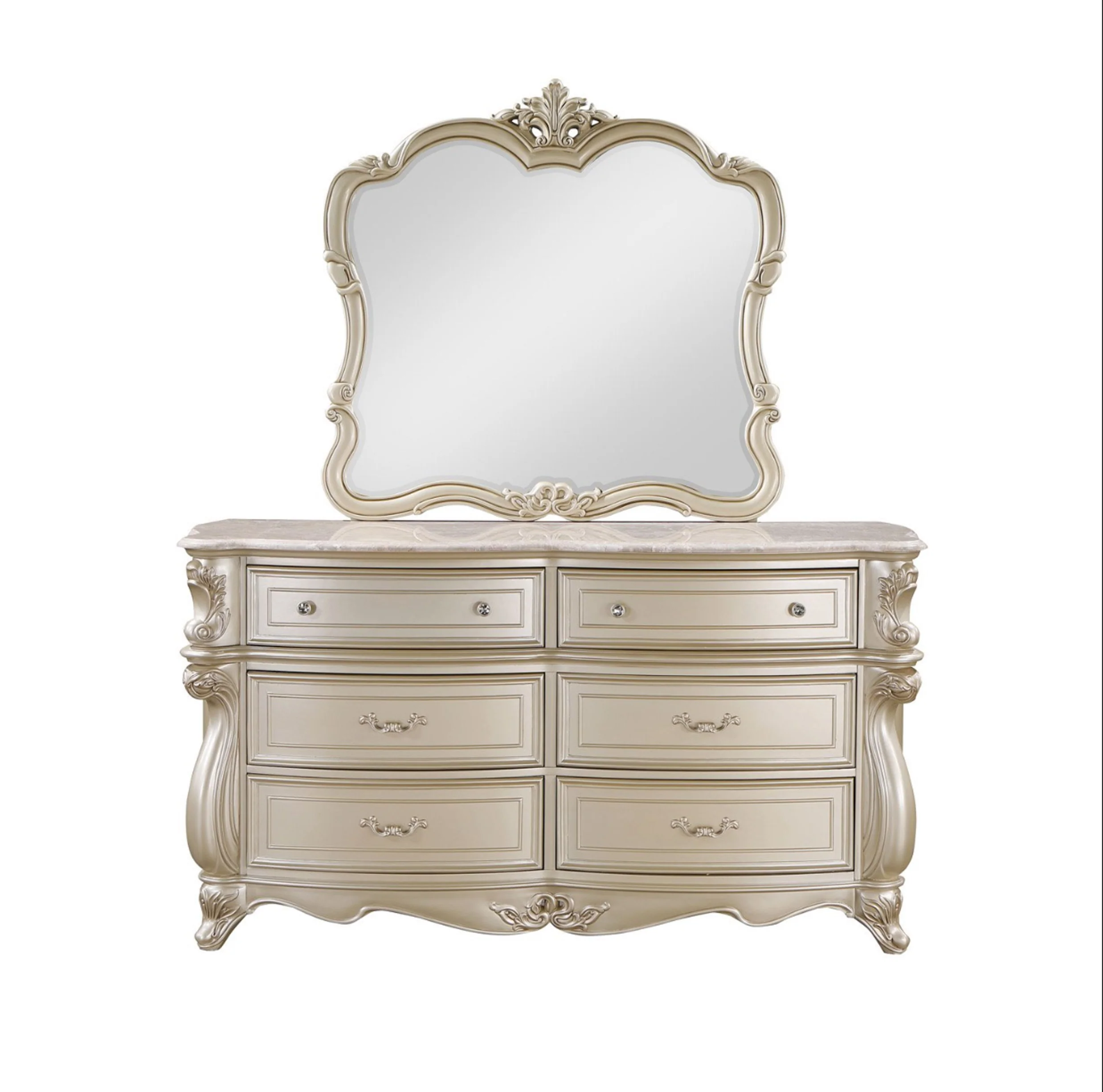 Moniqueen Dresser and Mirror