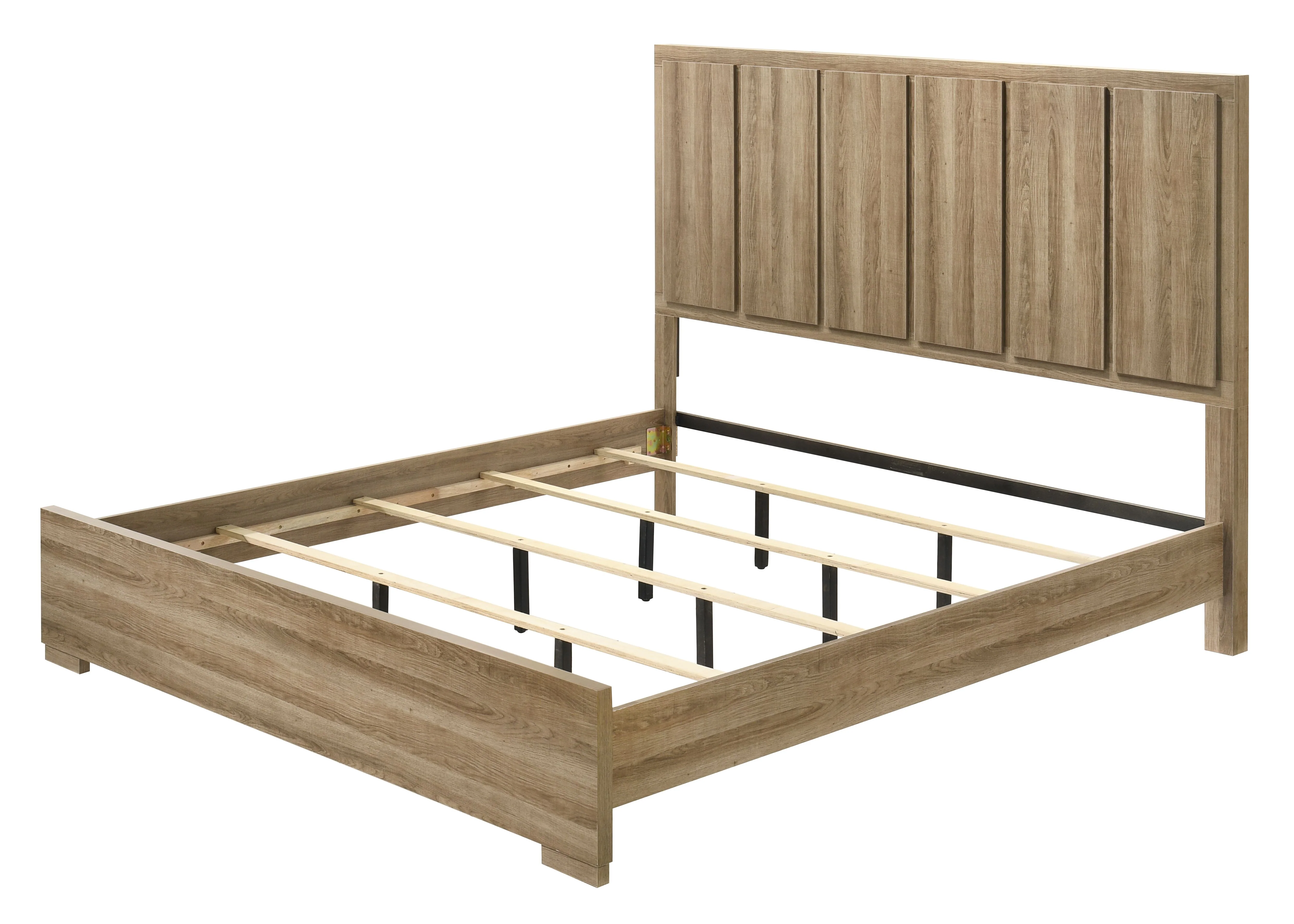 Packer Queen Bed with Dresser Mirror and Nightstand - Image 2