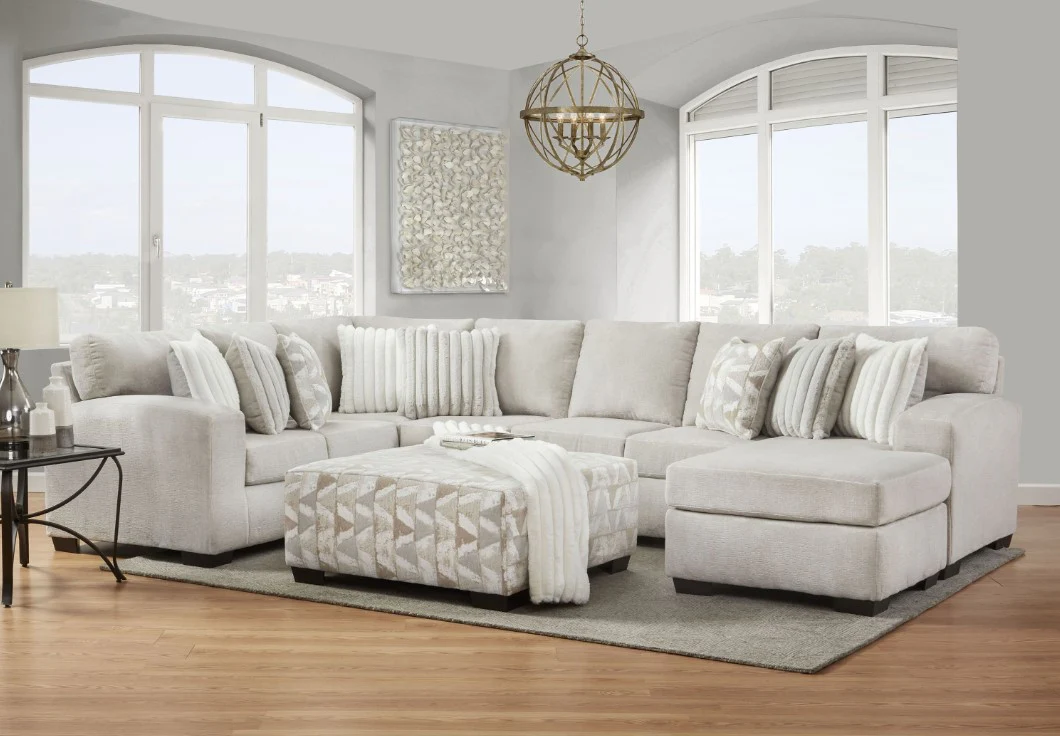 Posh Dove 4 Piece Sectional