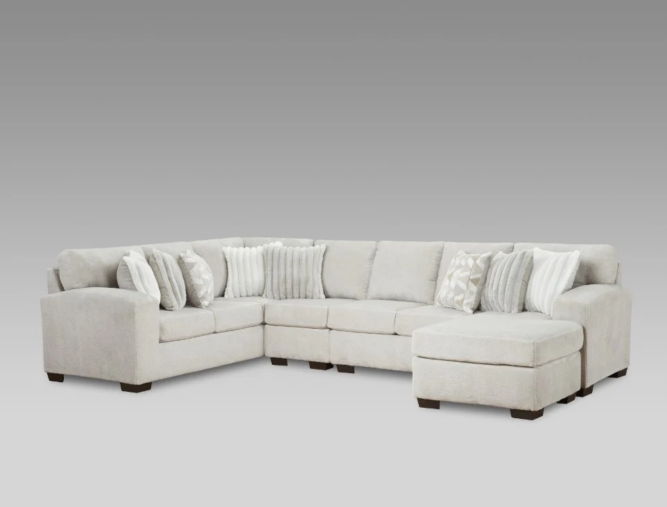 Posh Dove 4 Piece Sectional - Image 2