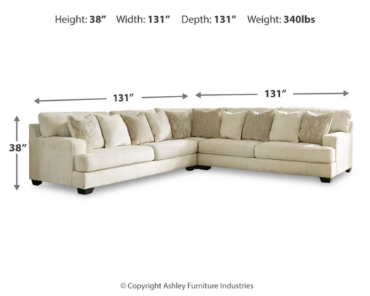Rawcliffe 3 Piece Sectional - Image 3