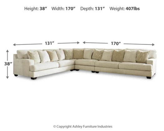 Rawcliffe 4 Piece Sectional - Image 3