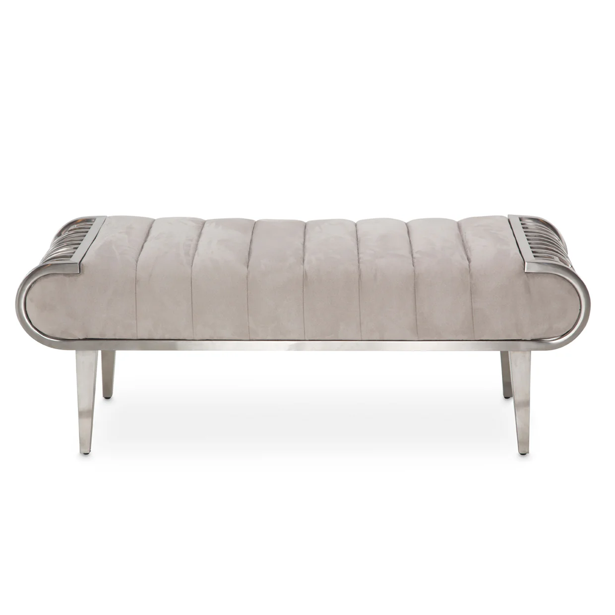 Roxbury Park Channel Tufted Bench - Image 2