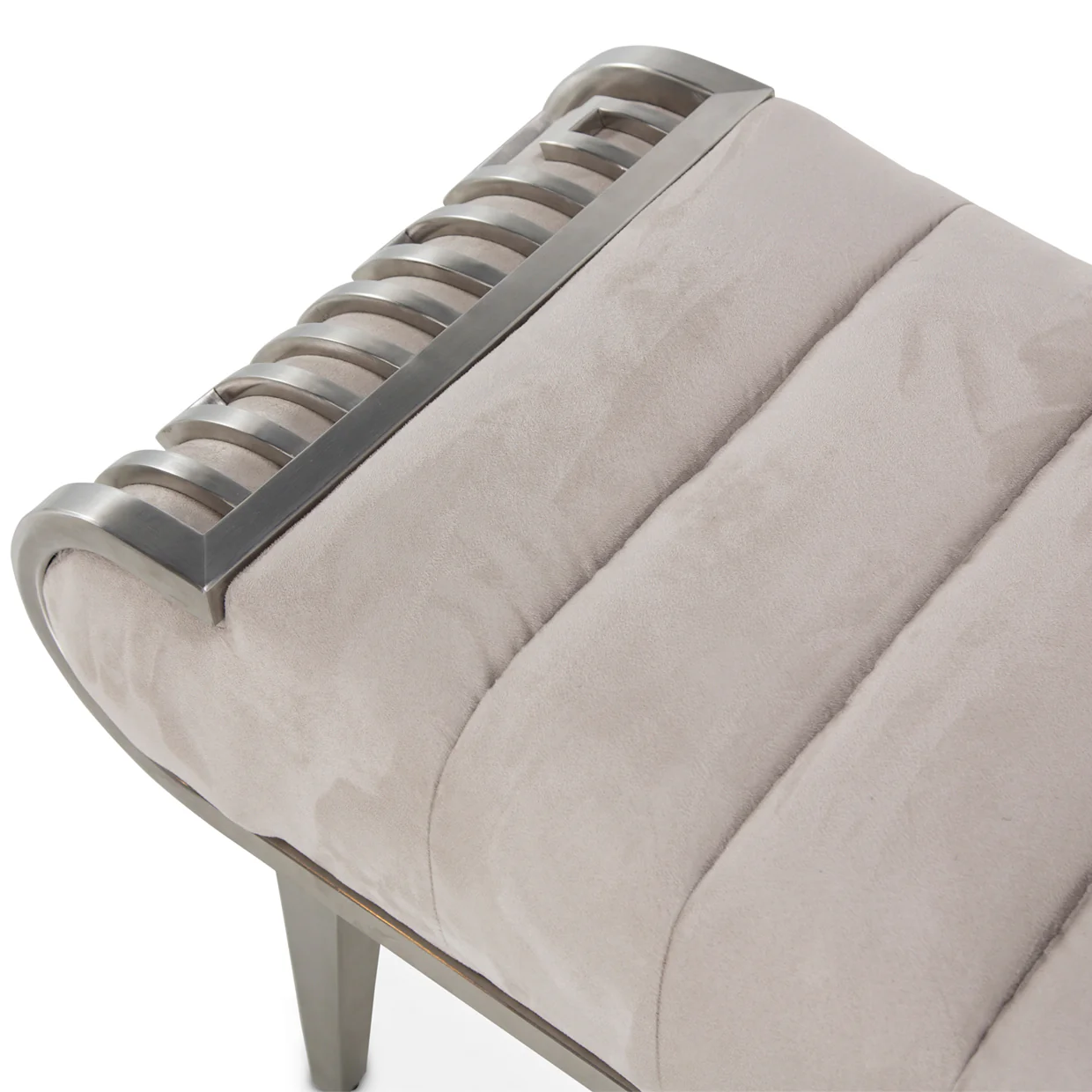 Roxbury Park Channel Tufted Bench - Image 3