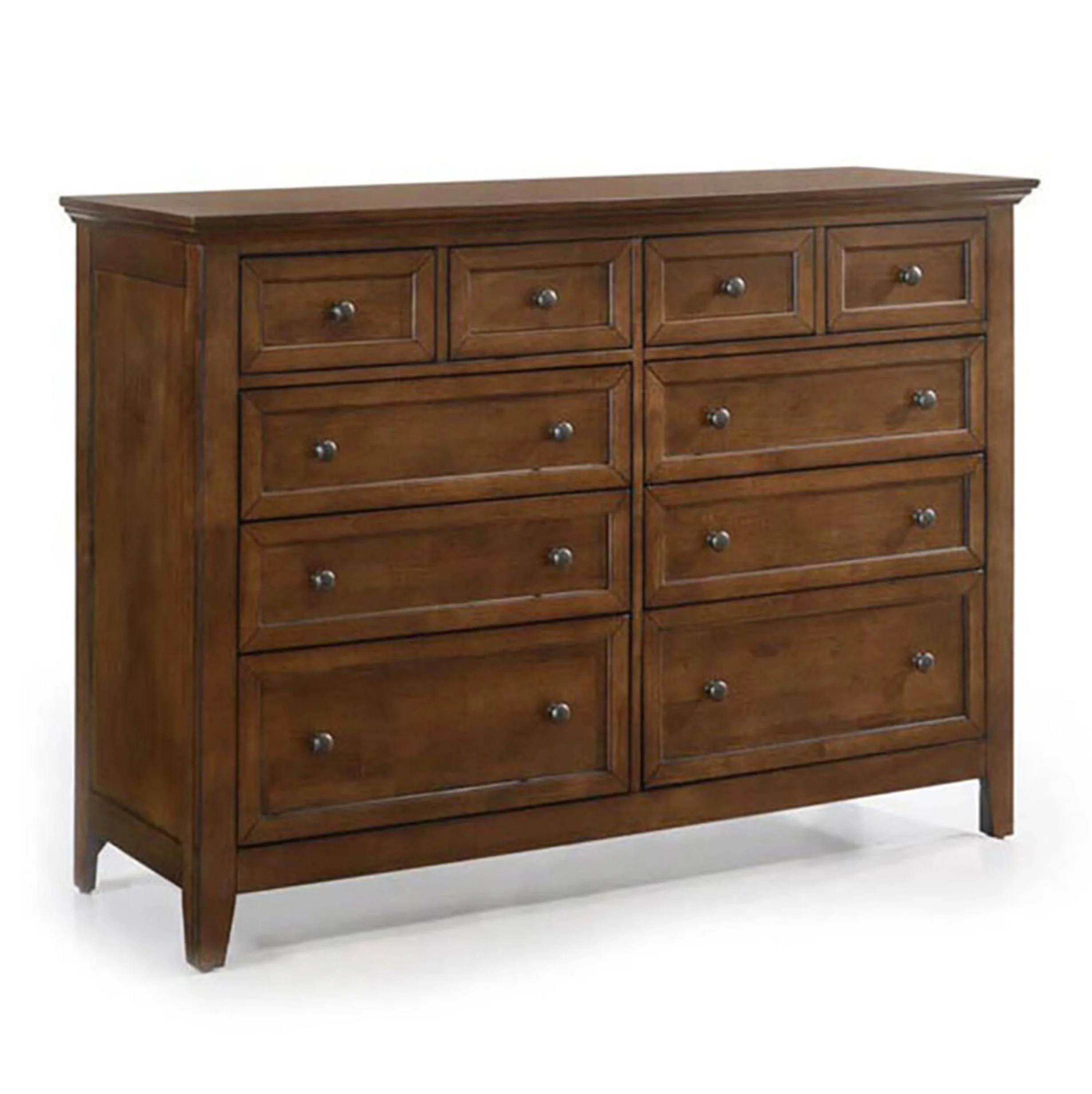 San Mateo Tuscan Cherry Dresser and Mirror - Image 2