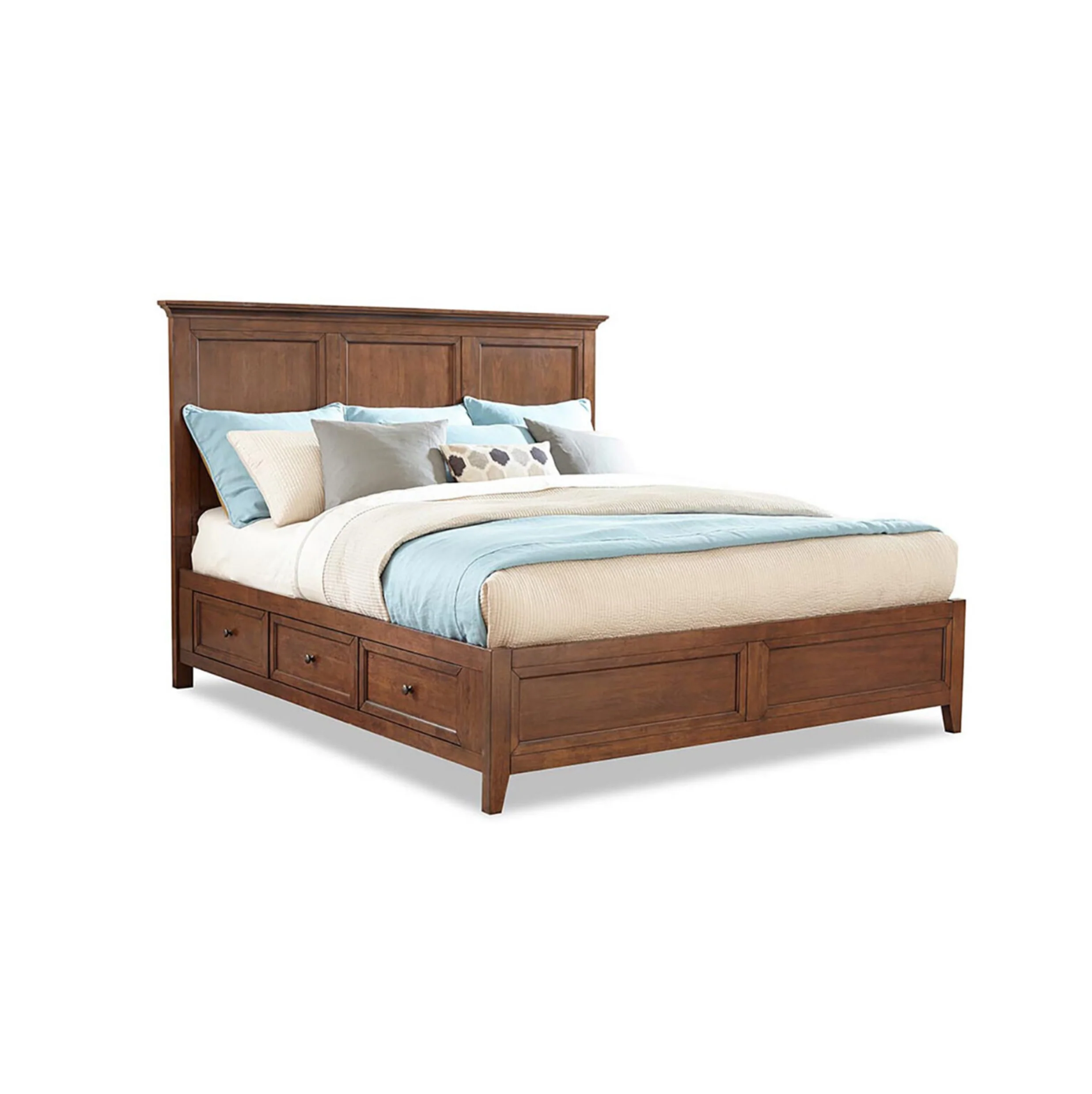 San Mateo Tuscan Cherry Queen Bed - Image 2