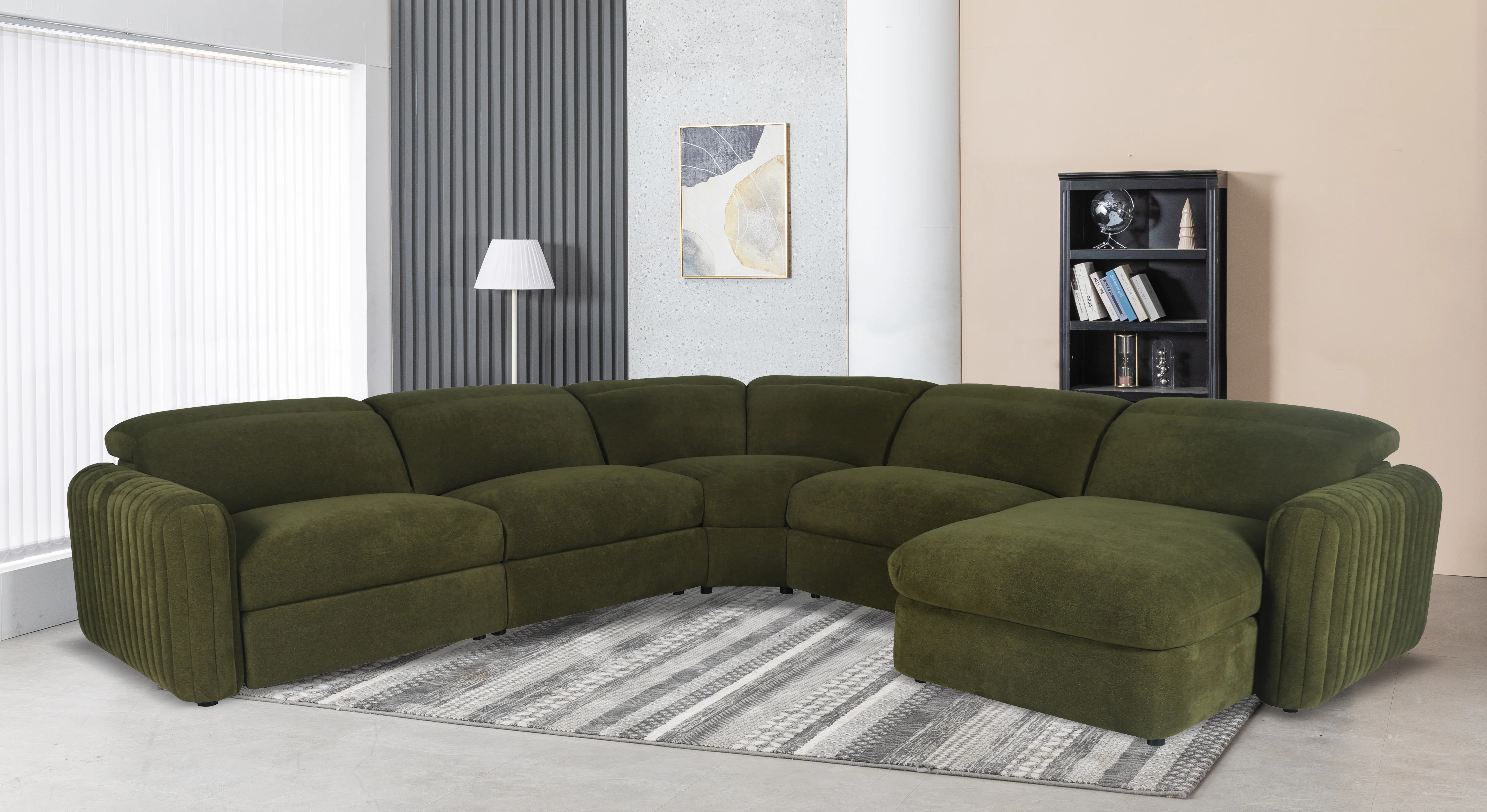 Soho Peat 5 Piece Sectional - Image 2
