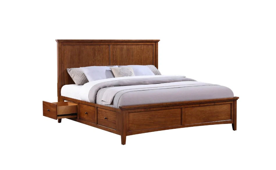 Spencer Brown King Storage Bed - Image 2