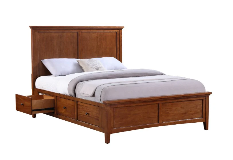 Spencer Brown Queen Storage Bed - Image 2