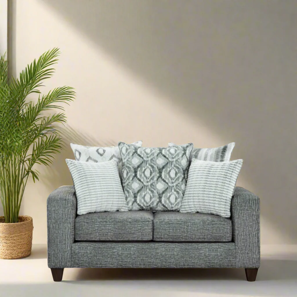 Stonewash Char Loveseat