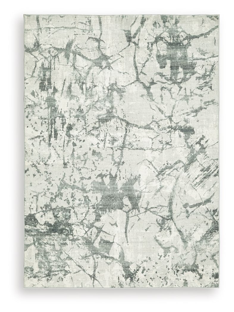 Tobinbury - 5' x 7' Washable Rug - Gray