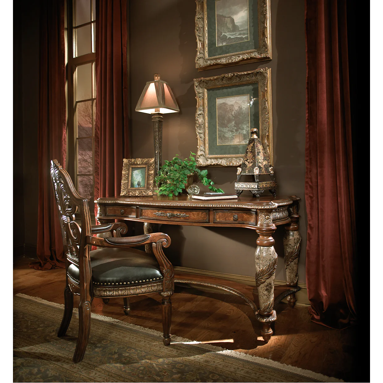 Villa Valencia Writing Desk Chair - Image 4
