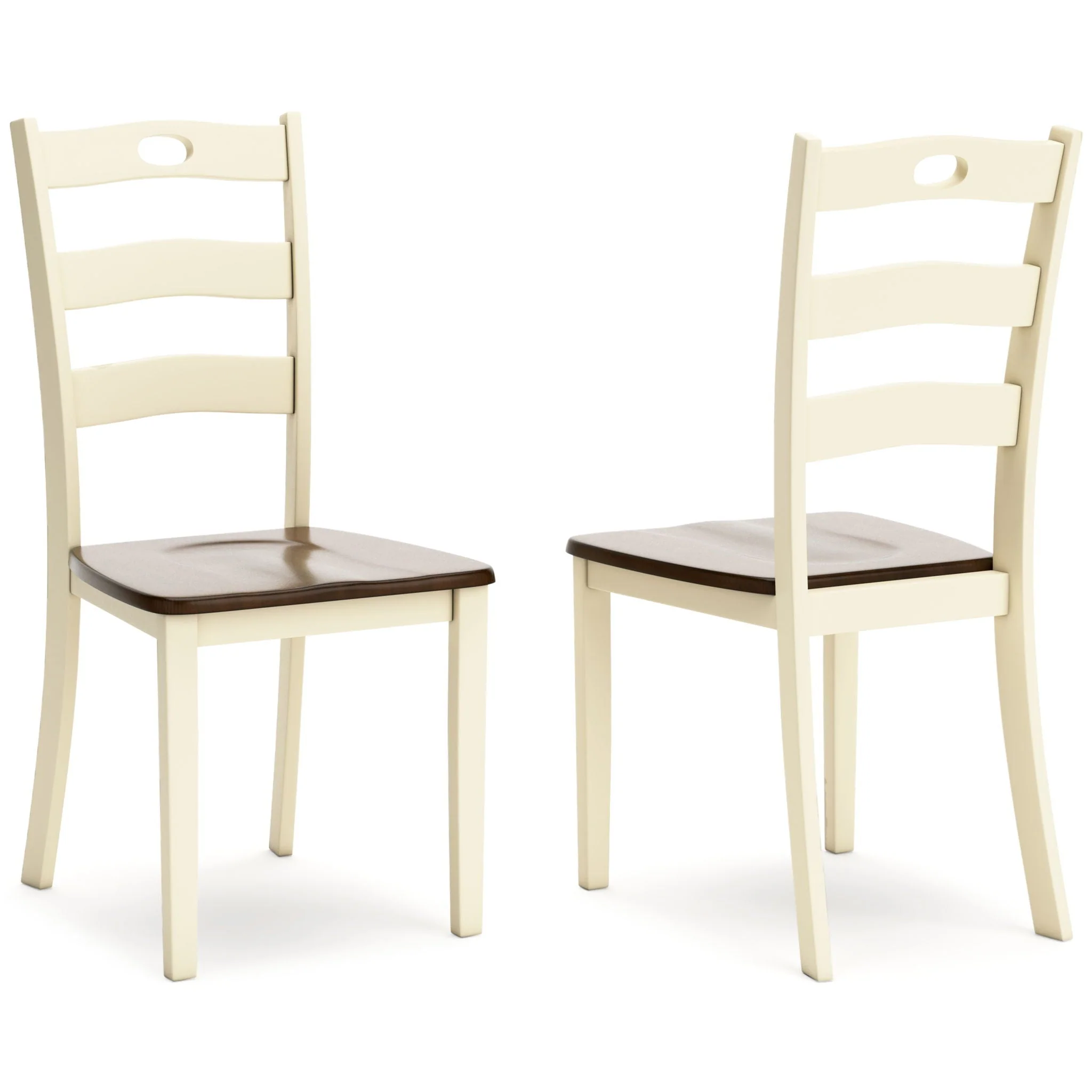 Woodanville - Dining Room Side Chair - Cream / Brown